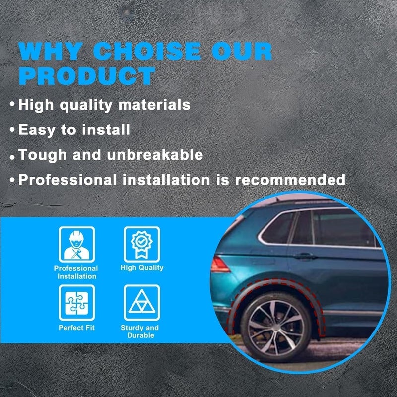Sekeseauto تقليم م molding خلفي للركاب الجانب الأيمن متوافق مع فولكس فاجن تيغوان 2018 2019 2020 2021 2022 2023 استبدال# 5NN854820A9B9 - Image 5